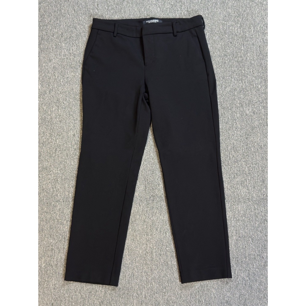 Liverpool Los Angeles Black Ponte Trouser Pants Career Casual Size‎ 6 Business